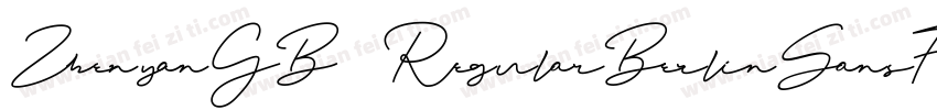ZhenyanGB RegularBerlinSansFB Reg字体转换